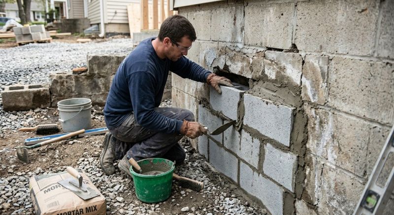 Block Wall Repair in Livingston, NJ