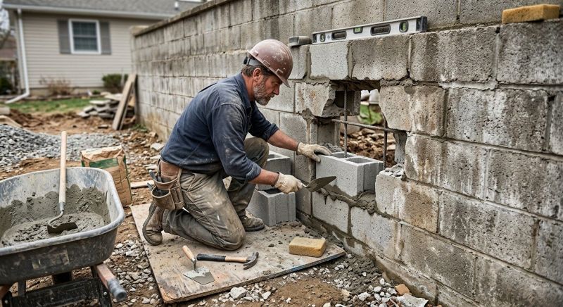 Block Wall Repair in Manhasset, NY