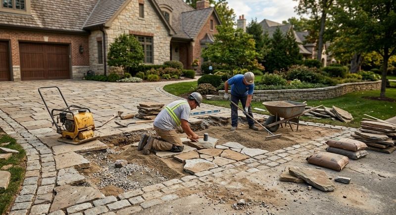 Brick Driveway Repair in Paramus, NJ