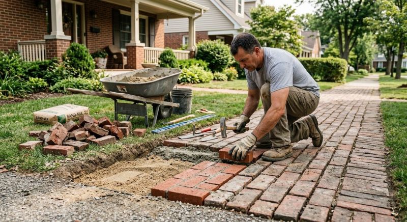 Brick Flatwork Repair in East Hanover, NJ