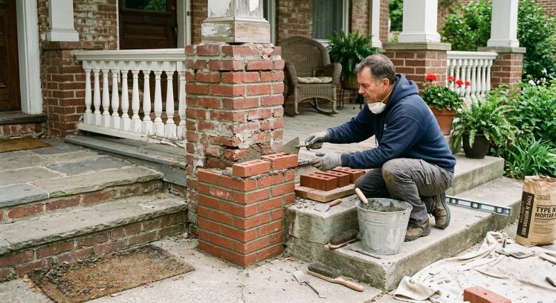 Brick Stairs Repair in Kearny, NJ