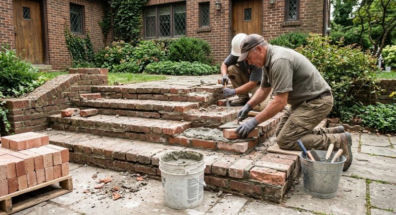 Brick Stairs Repair in Nyack, NY