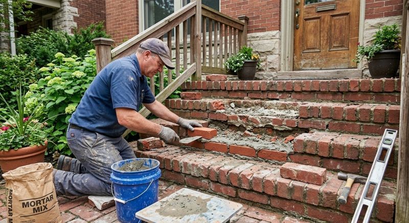 Brick Steps Repair in Paramus, NJ