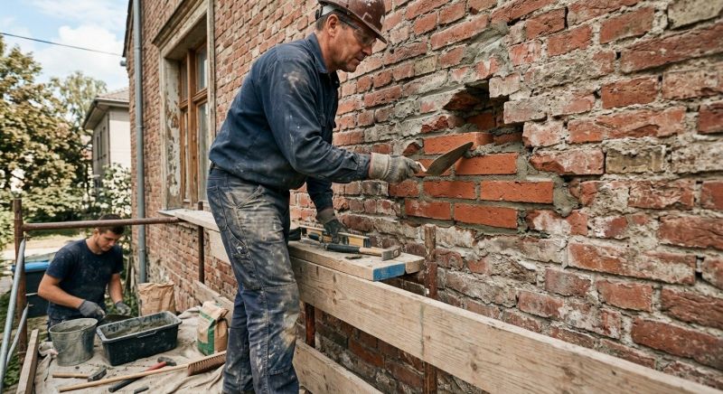 Brick Wall Repair in Bergen County, NJ