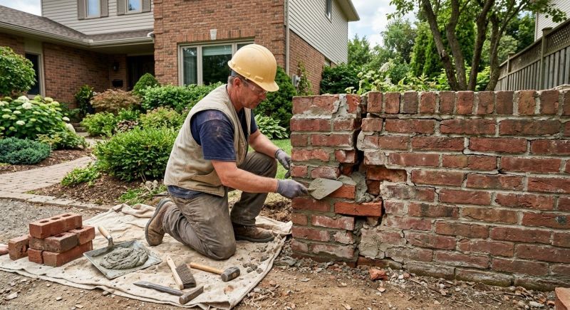 Brick Wall Repair in Boonton, NJ