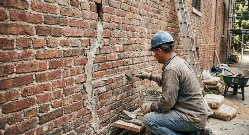 Brick Wall Repair in Glen Cove, NY