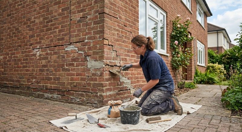Brick Wall Repair in Irvington, NY