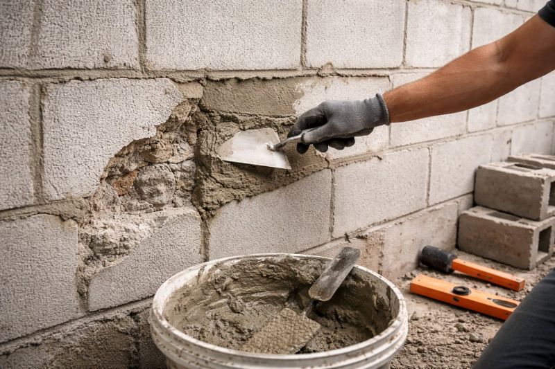 Cinder Block Wall Repair in Little Falls, NJ