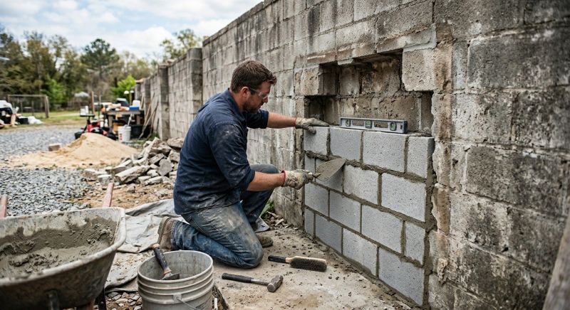 Concrete Block Repair in Fresh Meadows, NY
