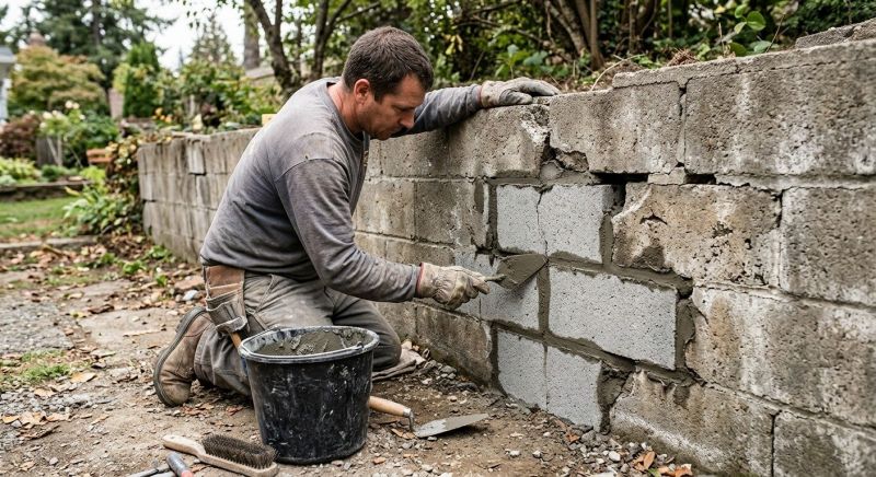Concrete Block Repair in Long Island, NY