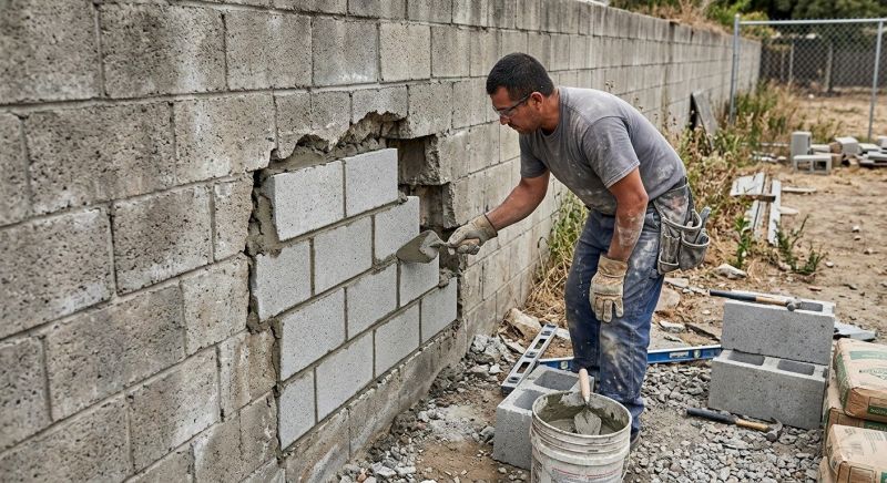 Concrete Block Repair in Spring Valley, NY
