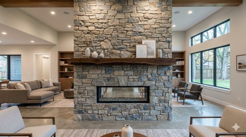 Stone Chimney Installation in Alpine, NJ