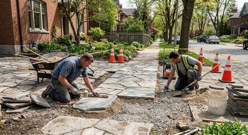 Stone Walkway Repair in Paramus, NJ