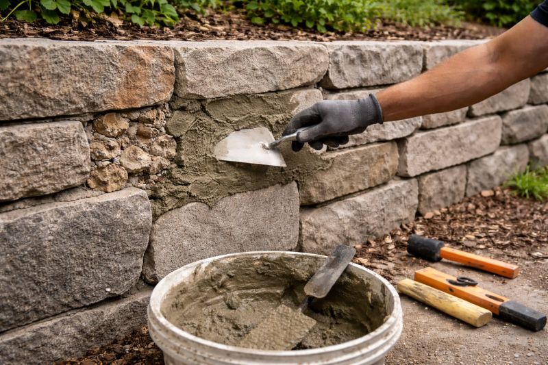 Stone Wall Repair in Kearny, NJ